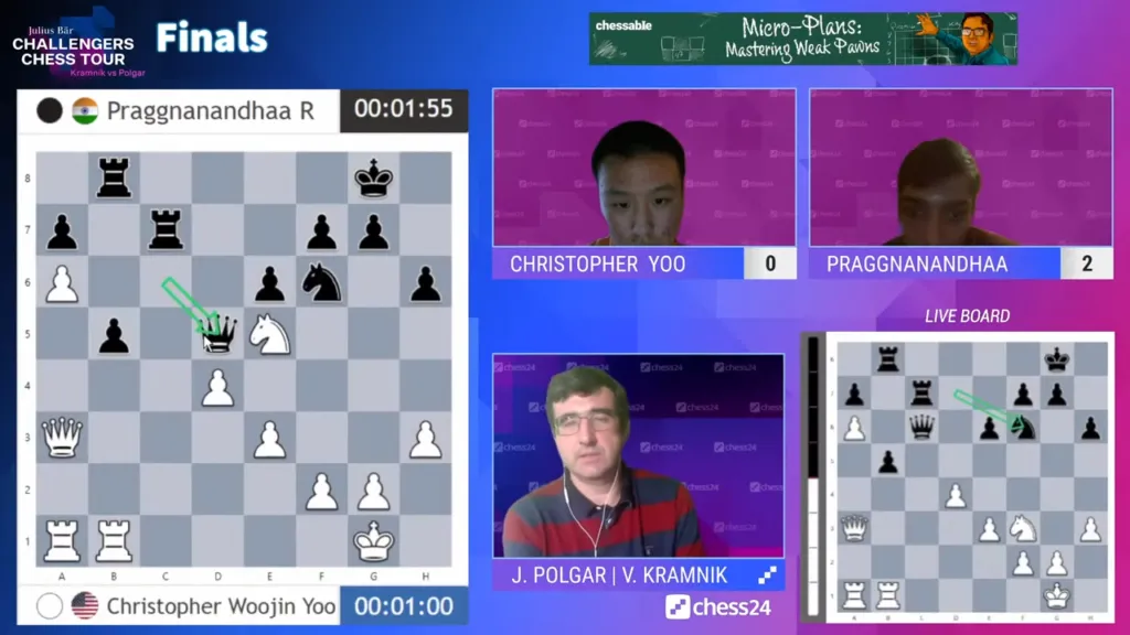 Julius Bär Challengers Chess Tour – Kramnik vs Polgar, 08 Apr – 15