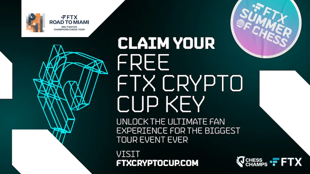 FTX Crypto Cup chess to kick off from May 23